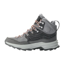 Jack Wolfskin Hiking Shoes Cyrox Texapore Mid (Leather/Textile, Waterproof) Grey Women