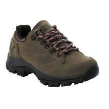 Jack Wolfskin Hiking Shoes Rebellion Texapore Low (Trekking, waterproof, 100% PFC-free) brown/phantom grey Women