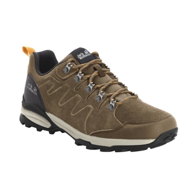 Jack Wolfskin Hiking Shoes Refugio Texapore Low (Suede, waterproof) brown Women