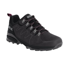 Jack Wolfskin Hiking Shoes Refugio Texapore Low (Suede, Waterproof) Dark Grey/Purple Women