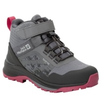 Jack Wolfskin Hiking Shoes Villi Hiker Texapore Mid (waterproof, breathable) dark grey/pink girls