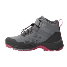 Jack Wolfskin Hiking Shoes Villi Hiker Texapore Mid (waterproof, breathable) dark grey/pink girls