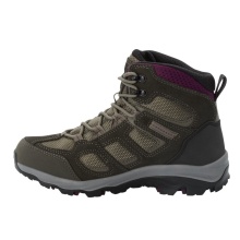 Jack Wolfskin Hiking Shoes Vojo 3 Texapore Mid (waterproof, breathable) khaki green/burgundy Women