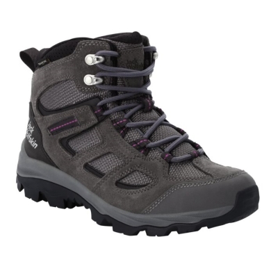 Jack Wolfskin Hiking Shoes Vojo 3 Texapore Mid (waterproof, breathable) dark grey/pink Women