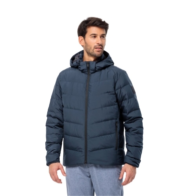 Jack Wolfskin Winter Down Jacket Colonius (windproof, water-repellent, breathable) navy blue Men