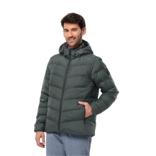 Jack Wolfskin Winter Down Jacket Colonius (windproof, water-repellent, breathable) dark green Men