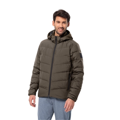 Jack Wolfskin Winter Down Jacket Colonius (windproof, water-repellent, breathable) brown Men