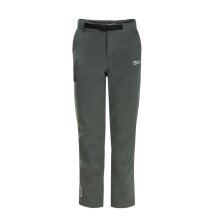 Jack Wolfskin Winter Softshell Trousers Actamic Pants (windproof, water-repellent, breathable) long grey-green Children