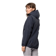 Jack Wolfskin Winter Jacket Bergland 3in1 (very warm, water and windproof) graphite grey Women