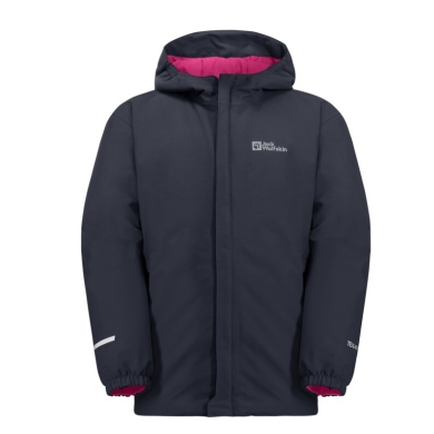 Jack Wolfskin Winter Jacket Blocky (waterproof, windproof, breathable) navy blue Kids