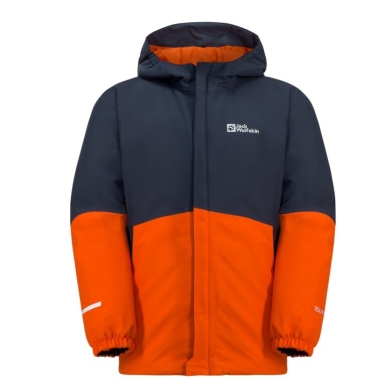 Jack Wolfskin Winter Jacket Blocky (waterproof, windproof, breathable) orange Kids