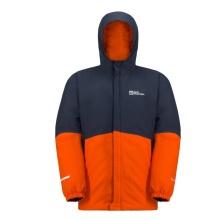 Jack Wolfskin Winter Jacket Blocky (waterproof, windproof, breathable) orange Kids