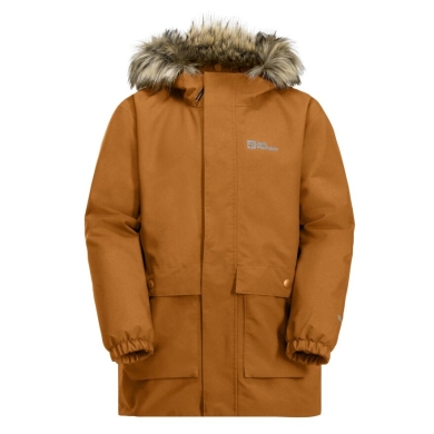 Jack Wolfskin Winter Jacket Cosy Bear 3in1 Parka (with fleece inner jacket, waterproof, windproof) light brown Girls