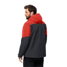 Jack Wolfskin Winter Jacket Glaabach 3in1 (waterproof, windproof, with fleece inner jacket) red Men