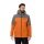 Jack Wolfskin Winter Jacket Glaabach 3in1 2023 (waterproof, windproof, with fleece inner jacket) orange/grey Men