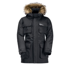 Jack Wolfskin Winter Jacket Glacier Peak Parka (waterproof, windproof) phantom grey Kids (164-176)