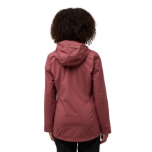 Jack Wolfskin Redwand 3-in-1 Winter Jacket (Fleece Lining, Waterproof) Red Ladies