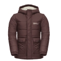 Jack Wolfskin Winter Jacket Snow Fox (fleece lining, windproof, water-repellent) berrypink Kids (164-176)