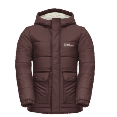 Jack Wolfskin Winter Jacket Snow Fox (Fleece Lining, Windproof, Water-Repellent) Berrypink Kids