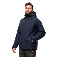 Jack Wolfskin Winter Jacket Troposphere Ins 2023 (waterproof, windproof, breathable) navy blue Men