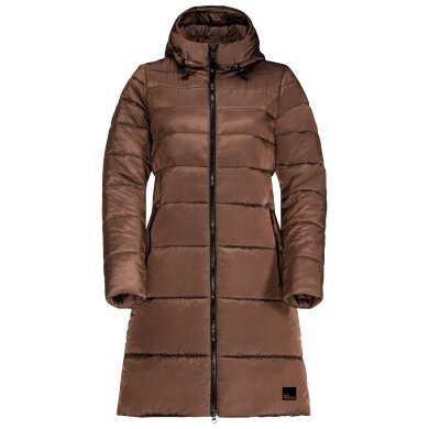 Jack Wolfskin Winter Coat Eisbach Coat (windproof, water-repellent, PFC-free) 2022 brown Women