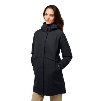 Jack Wolfskin Winter Coat Baylight 3-in-1 (waterproof, windproof) black Ladies