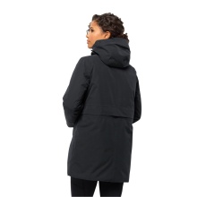 Jack Wolfskin Winter Coat Salier Coat (removable hood, waterproof and windproof) phantom grey Women