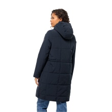 Jack Wolfskin Winter Coat White Frost Parka (windproof, water-repellent, breathable) midnight blue Women