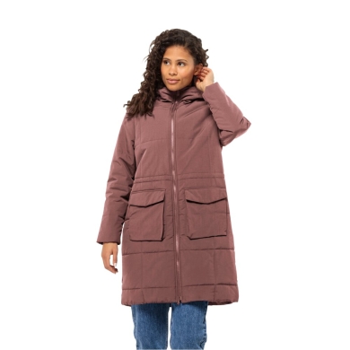 Jack Wolfskin Winter Coat White Frost Parka (windproof, water-repellent, breathable) pink Women