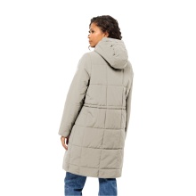 Jack Wolfskin Winter Coat White Frost Parka (windproof, water-repellent, breathable) light grey Women