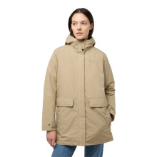 Jack Wolfskin Winter Coat Winter Gate Parka (waterproof, fleece lining) light brown Ladies