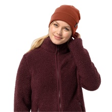 Jack Wolfskin Winter Hat (Beanie) Rib - brown Women