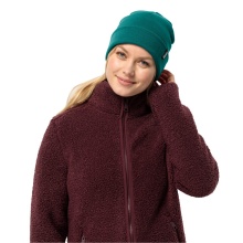 Jack Wolfskin Winter Hat (Beanie) Rib - Blue-Green Women