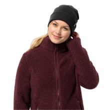 Jack Wolfskin Winter Hat (Beanie) Rib - Black Women