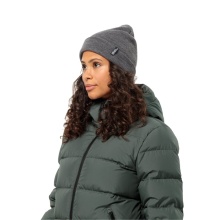 Jack Wolfskin Winter Hat (Beanie) Rib - Grey Women