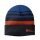 Jack Wolfskin Winter Hat (Beanie) Stripy Knit - dark blue Kids