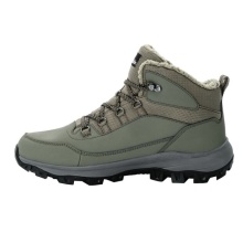 Jack Wolfskin Winter Shoes Everquest Mid Texapore (warm, waterproof, PFC-Free) olive green Men