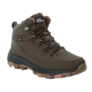 Jack Wolfskin Winter Shoes Everquest Mid Texapore (warm, waterproof, PFC-Free) dark brown Men