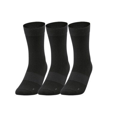 JAKO Leisure Sock Crew black - 3 pairs