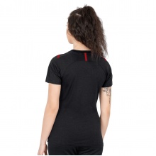 JAKO Sport-Shirt Challenge - Polyester-Stretch-Jersey - black/red Women