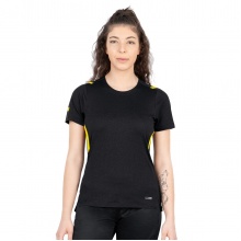 JAKO Sport-Shirt Challenge - Polyester-Stretch-Jersey - black/yellow Women