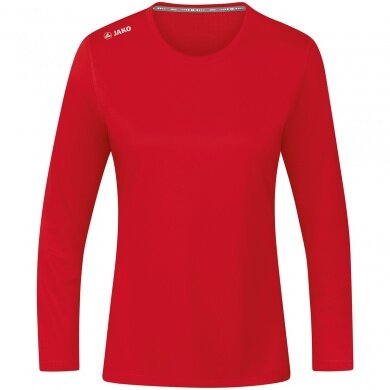 JAKO Sport Long Sleeve Shirt Run 2.0 (100% Polyester, breathable) red Women