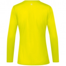 JAKO Sport Long Sleeve Shirt Run 2.0 (100% Polyester, breathable) yellow Women