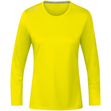 JAKO Sport Long Sleeve Shirt Run 2.0 (100% Polyester, breathable) yellow Women