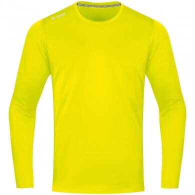 JAKO Sport Long Sleeve Shirt Run 2.0 (100% Polyester, breathable) yellow Men