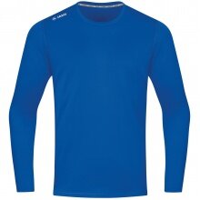 JAKO Sport Long Sleeve Shirt Run 2.0 (100% Polyester, breathable) royal blue Men