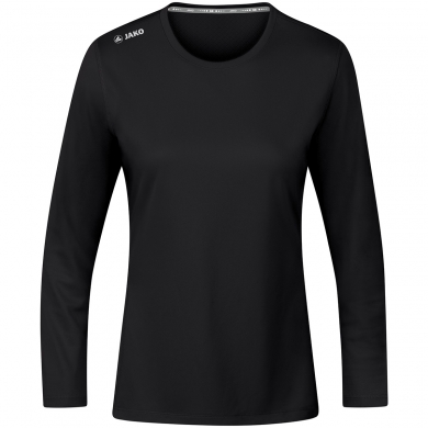 JAKO Sport Long Sleeve Shirt Run 2.0 (100% Polyester, breathable) black Women