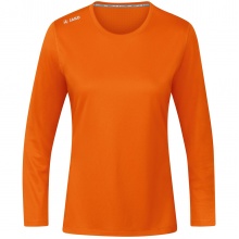 JAKO Sport Long Sleeve Shirt Run 2.0 (100% Polyester, breathable) orange Women