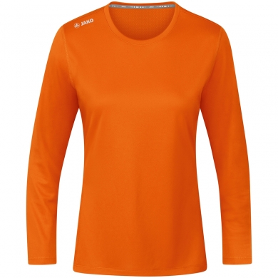 JAKO Sport Long Sleeve Shirt Run 2.0 (100% Polyester, breathable) orange Women