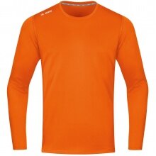 JAKO Sport Long Sleeve Shirt Run 2.0 (100% Polyester, breathable) orange Men